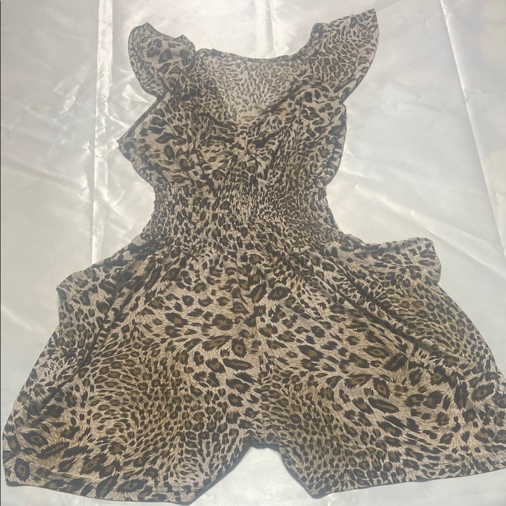 Leopard Print Women's Jumpsuit